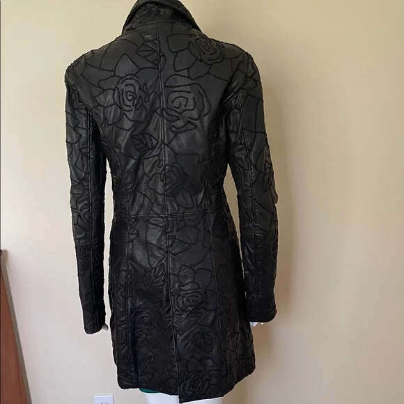 Emporio Armani Black Leather Jacket - Picture 8 of 14